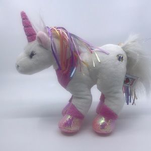 Webkinz Plush Ribbon Unicorn by Ganz No code